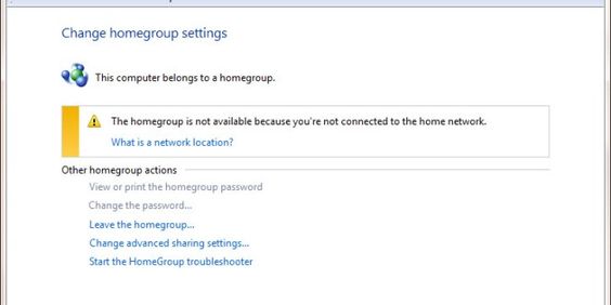 Cum putem deconecta un calculator din Homegroup din Windows 7