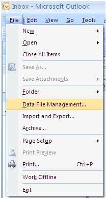 Cum sa faci backup la Microsoft Outlook 2007