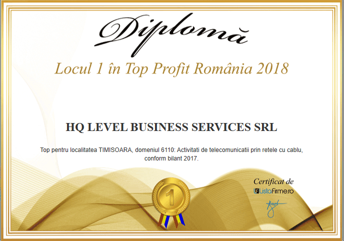 Top  Profit România 2018